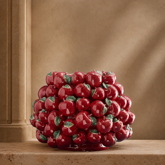 Vase Pomme — Céramique Rouge