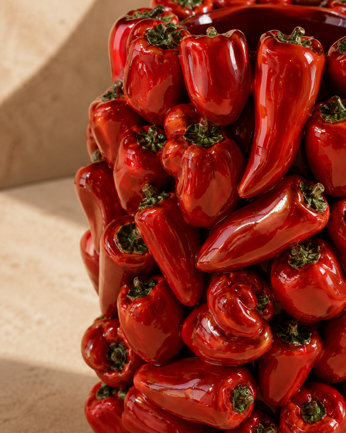Vase Poivron Rouge — Céramique