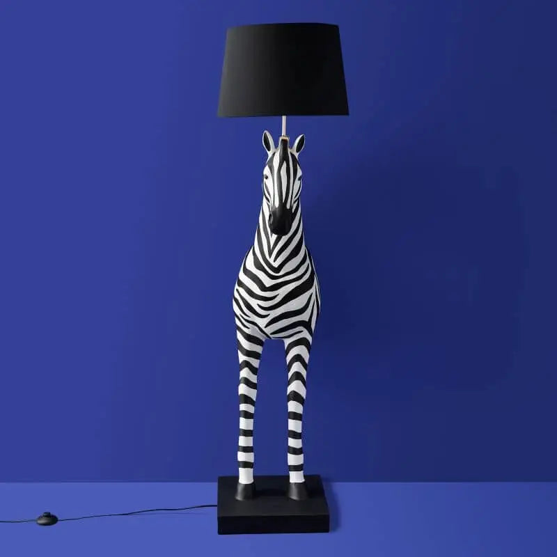 Lampadaire Zèbre — Sculpture Lumineuse DUNE & CO
