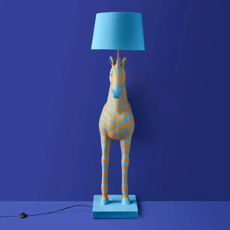 Lampadaire Zèbre — Édition Bleue DUNE & CO