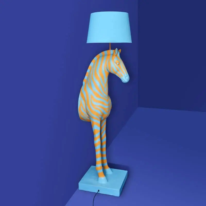 Lampadaire Zèbre — Édition Bleue DUNE & CO